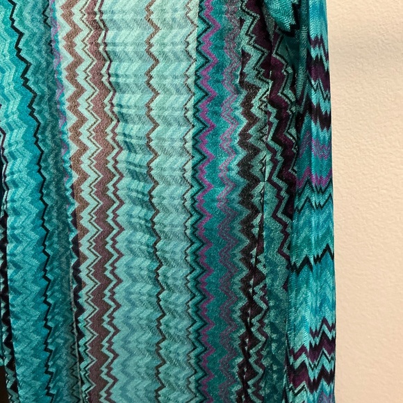 Women's Multicolor Long Cardigan Sweater - Picture 4 of 4